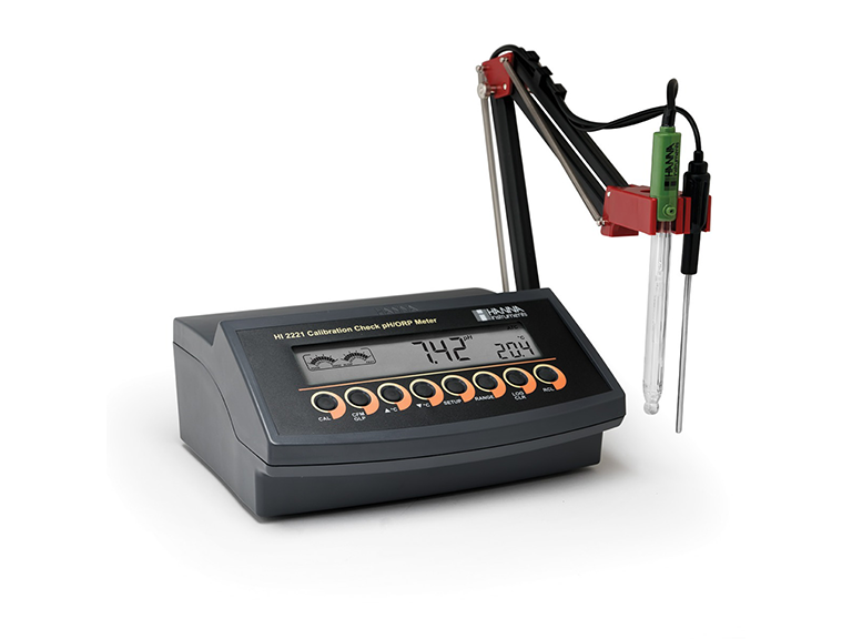 máy đo độ pH HI-2221 máy đo độ pH HI-2221, máy đo độ ORP HI-2221, máy đo nhiệt độ HI-2221